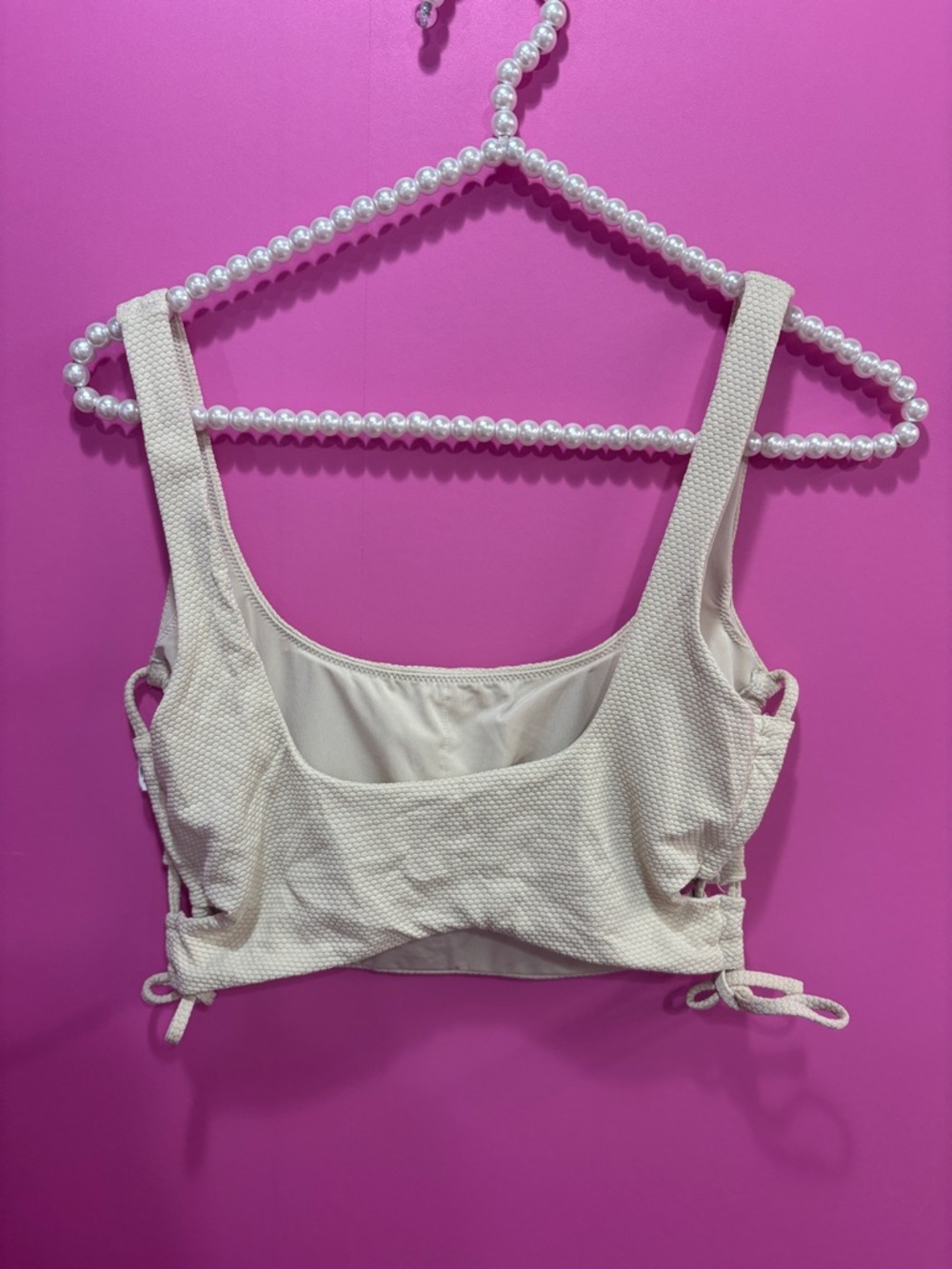 Aerie Scoop Beige Bikini Top - Picture 2 of 3